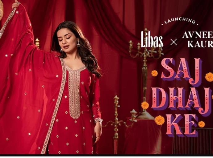 Libas launches #SajDhajKefestive campaign featuring Avneet Kaur